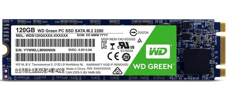 120gb wd green m 2 form factor sata interface cssd platform 3 yrs m 2 2280 form factor